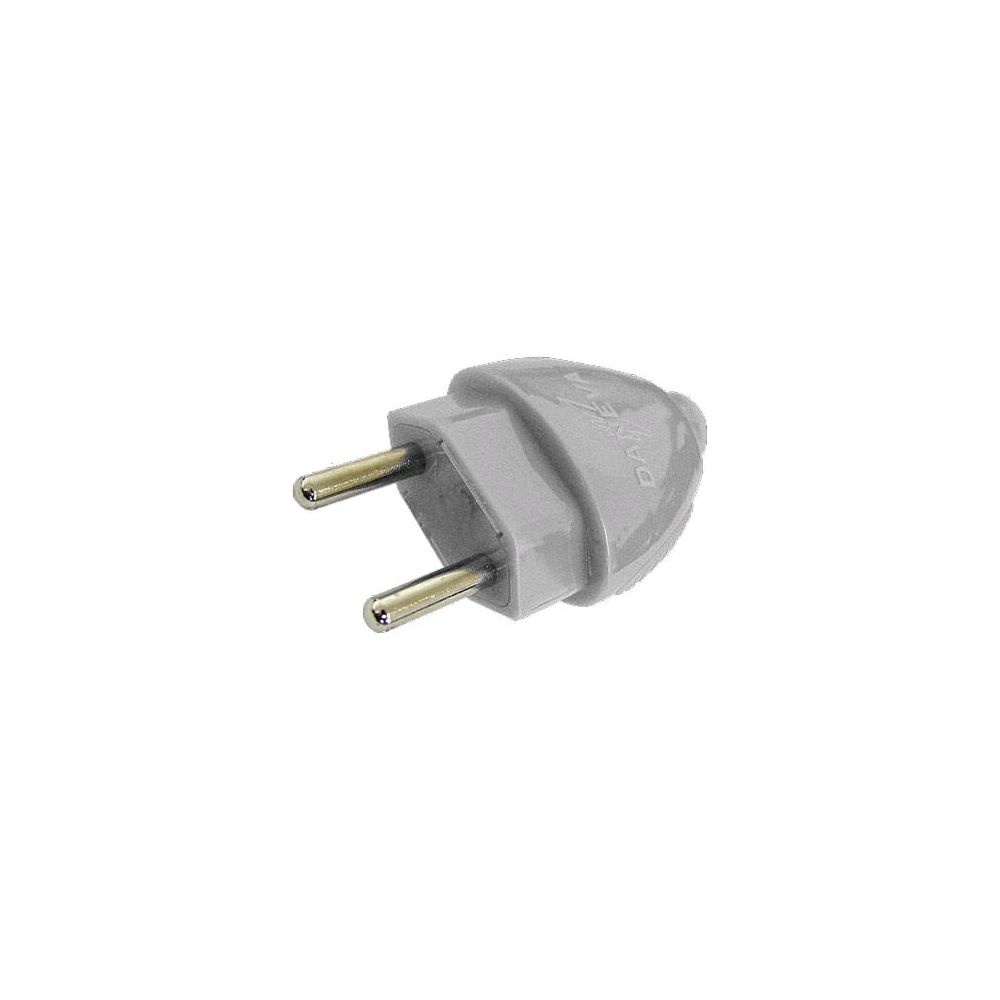 Plug Desmontável 2P 10A 250V Cinza - Daneva