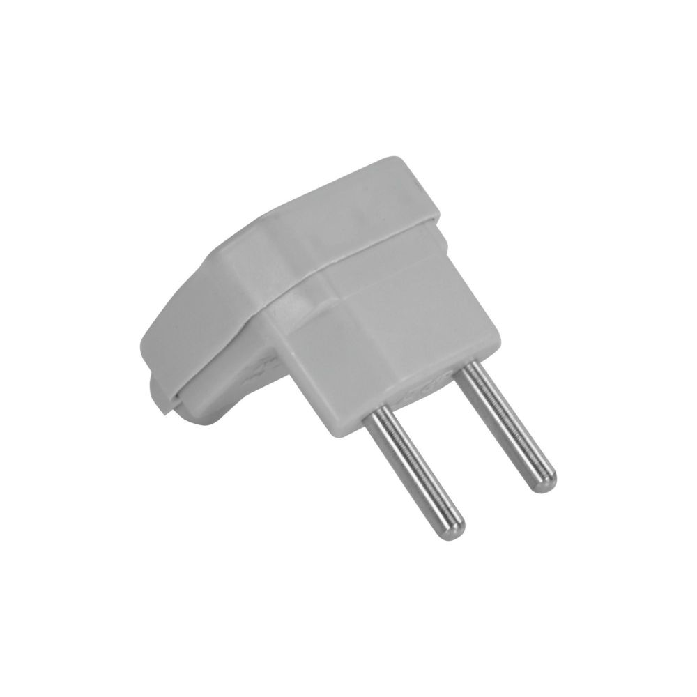 Plug Triangular 2 Pinos 10A 250V Cinza - Tramontina