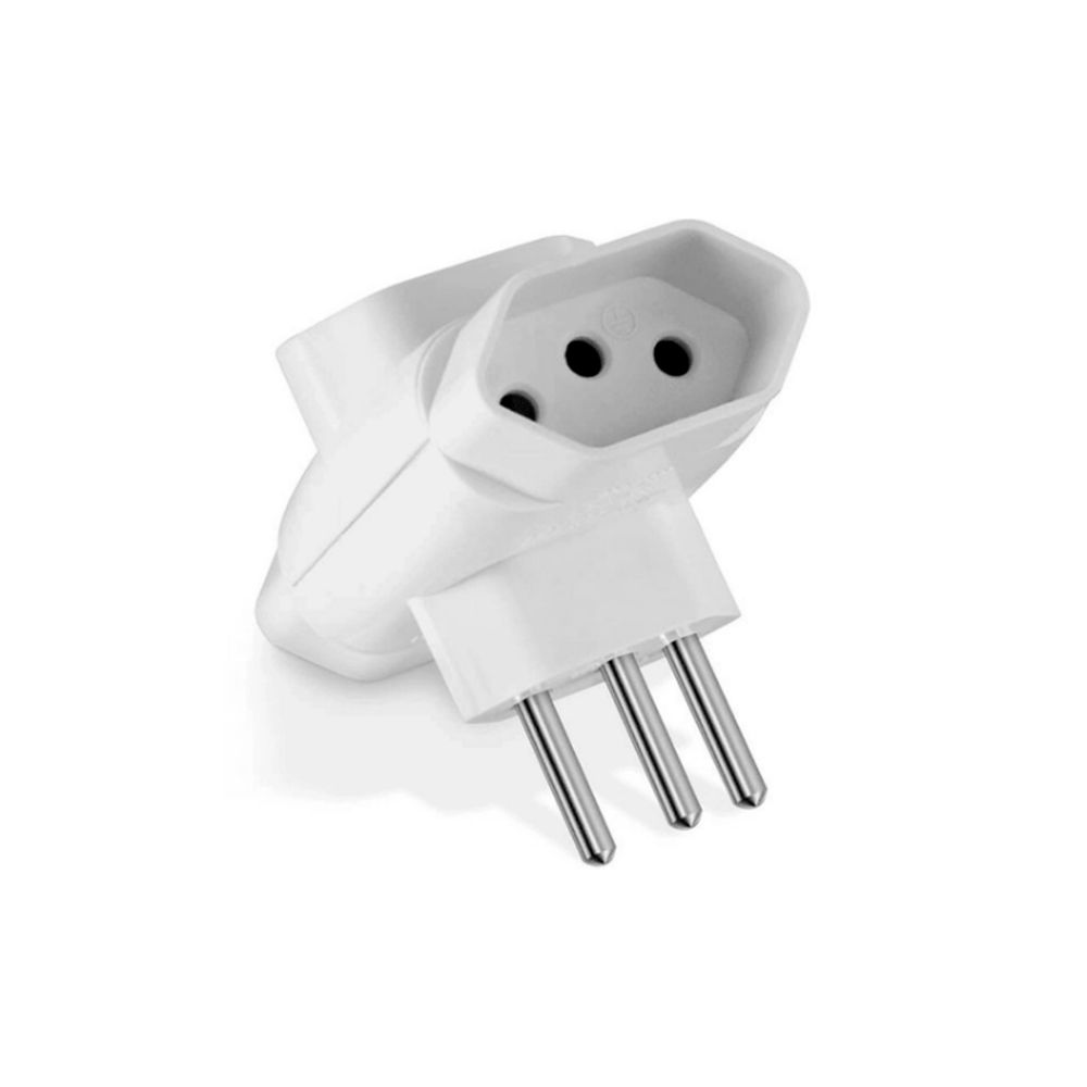 Adaptador em T com 3 Saídas Branco WI217 - Multilaser