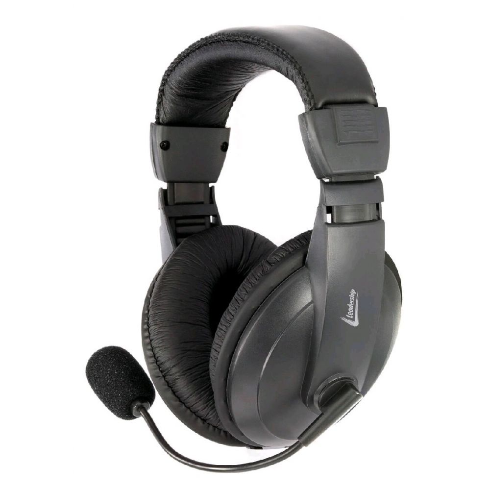 Headphone c/ Microfone Mod.1740 Preto Goldship - Leadership