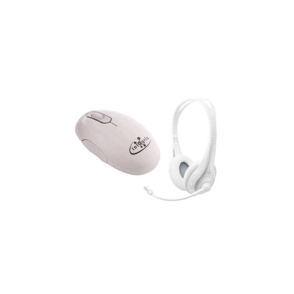 Headset + Mouse USB Summer Mod. F150A Branco - Integris