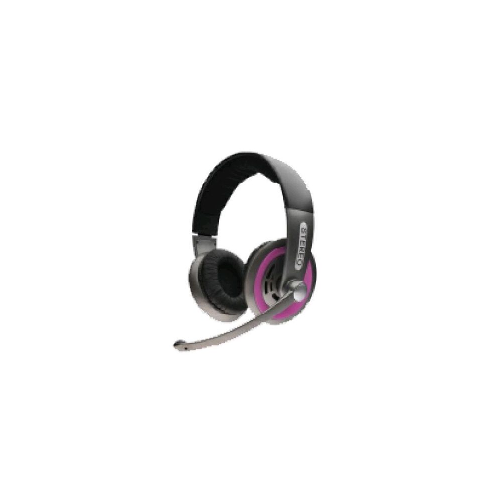 Headset com Microfone Profissional Mod.F883R Preto e Pink - Integris