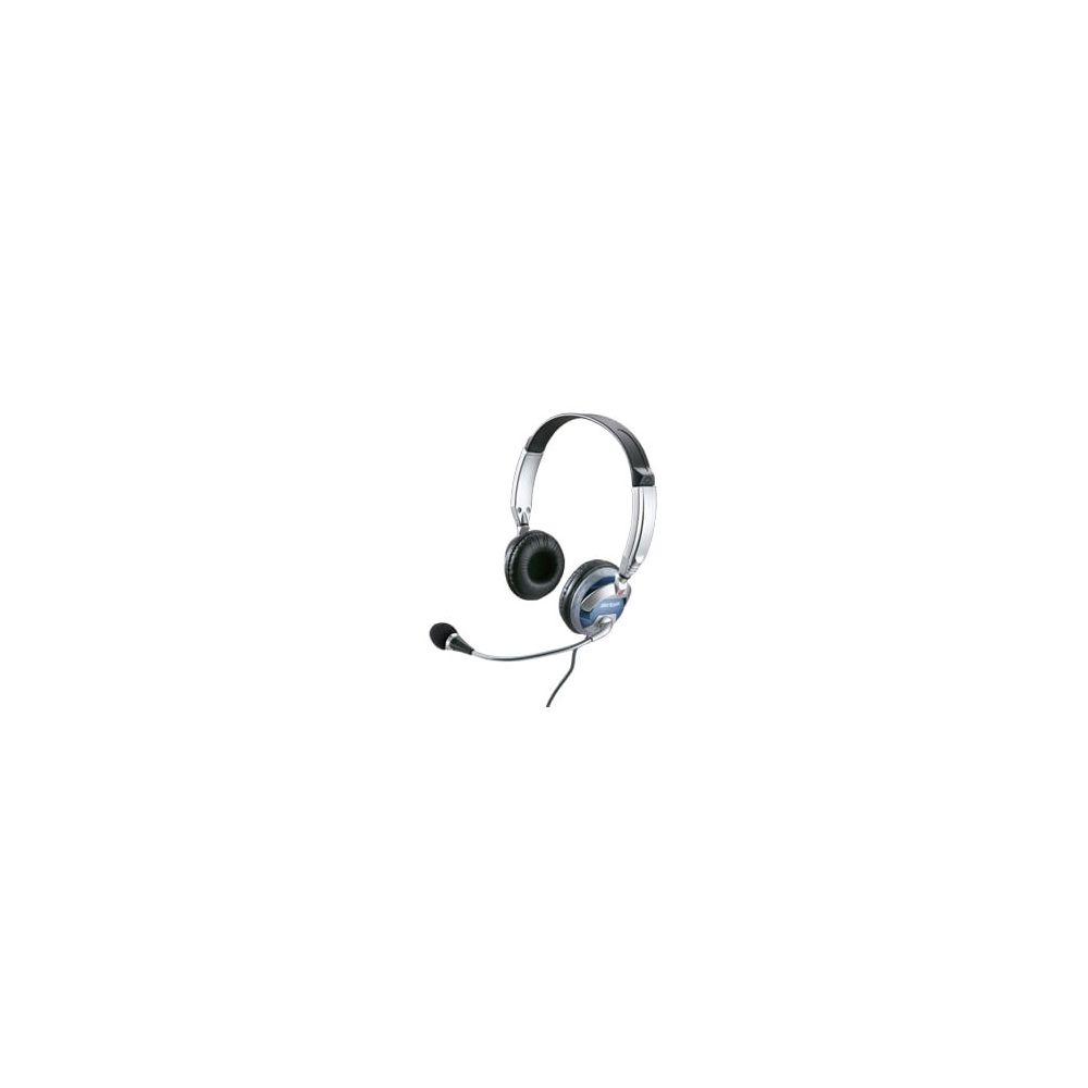 Headset com Microfone Profissional Mod.PH026 Preto e Prata - Multilaser