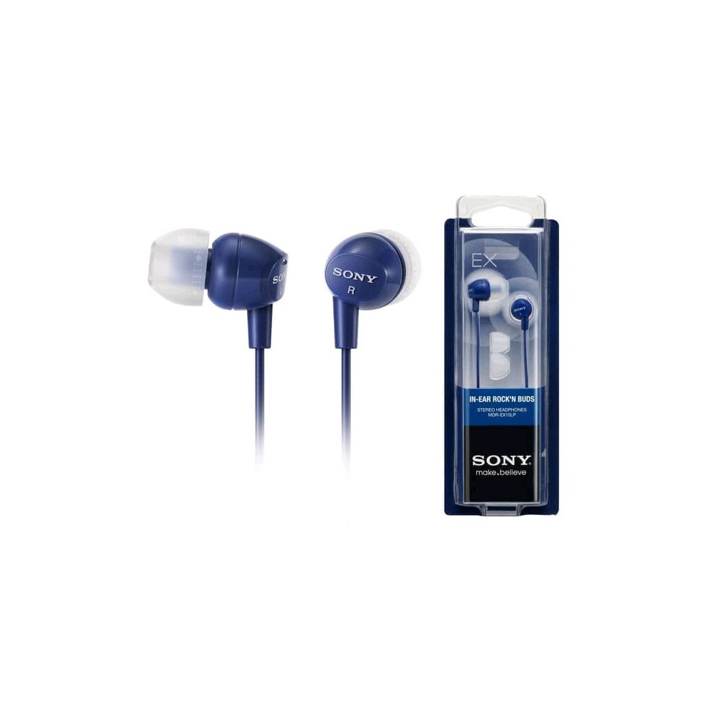 Fone de Ouvido MDREX10LPLIC Intra-Auricular Azul - Sony
