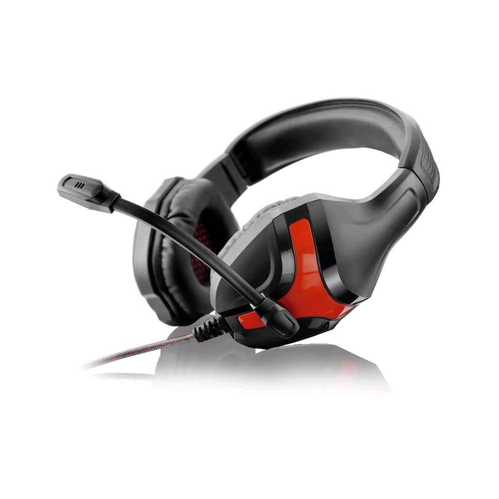 Headset Gamer Warrior Preto/Vermelho P2 PH101 - Multilaser