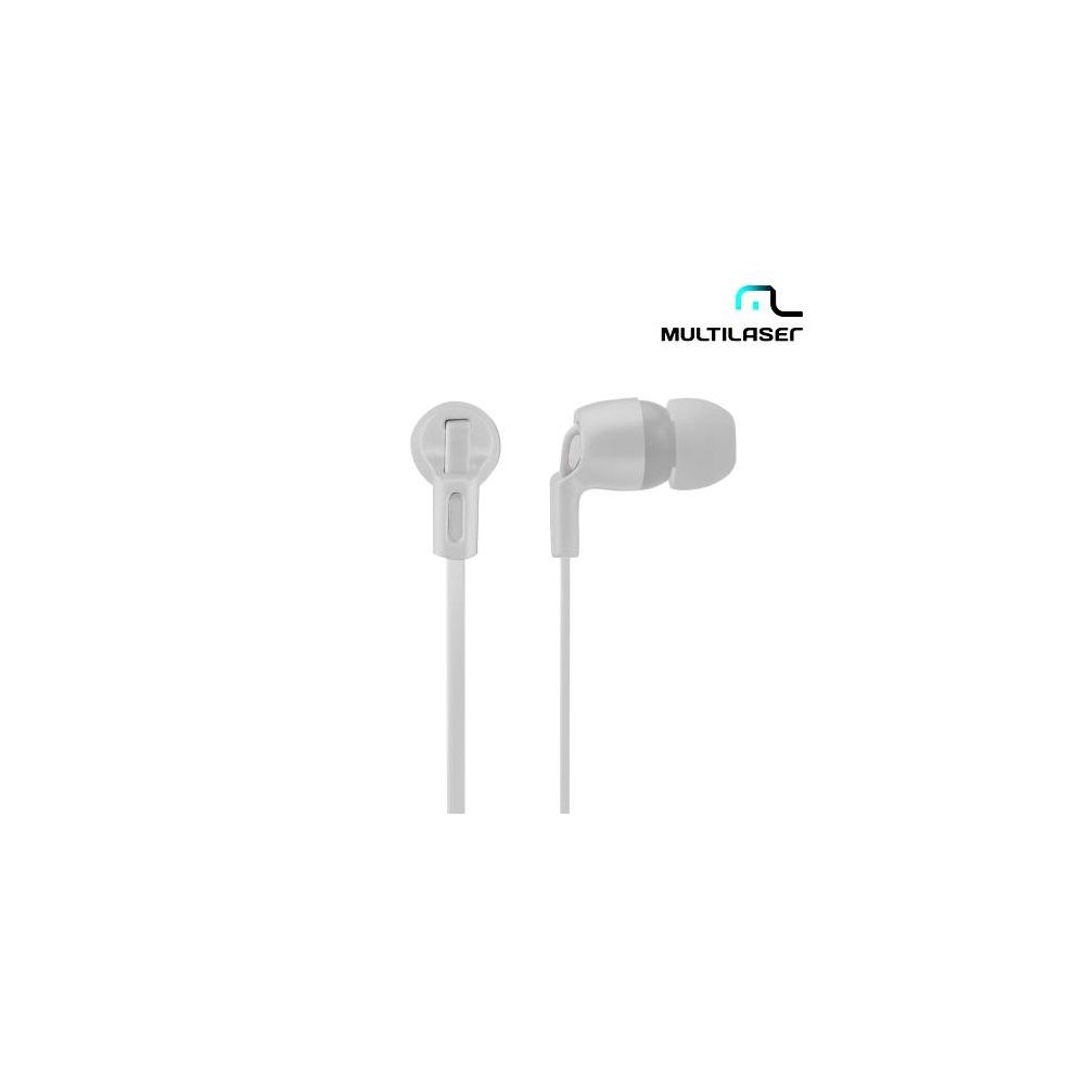 Fone de Ouvido Neon Series Branco PH137 - Multilaser