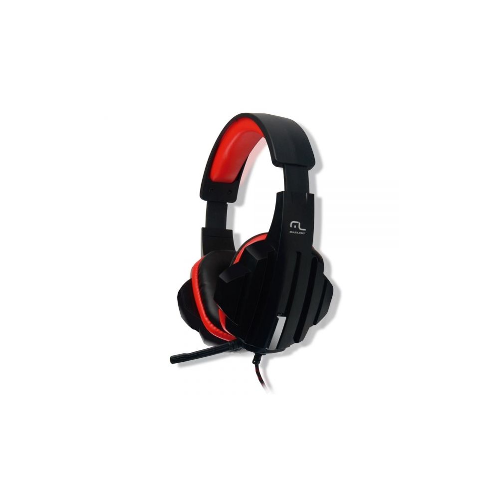 Headset Gamer Preto e Vermelho P2 PH120 - Multilaser