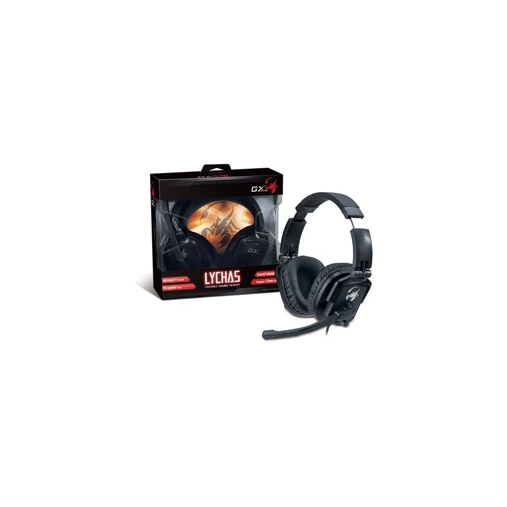 Headset GX Gaming Lychas 2.0 HS-G550 Preto - Genius 