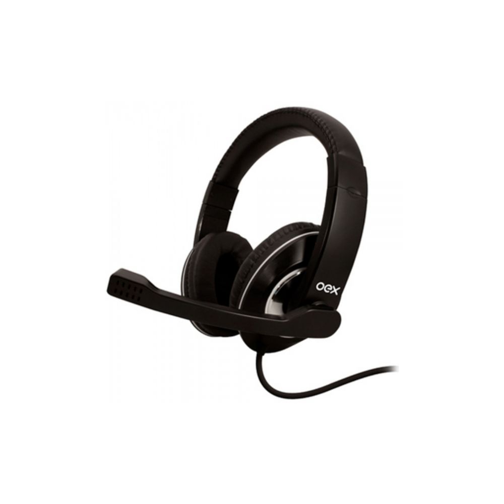 Headset USB Prime Microfone HS201 Preto - Oex