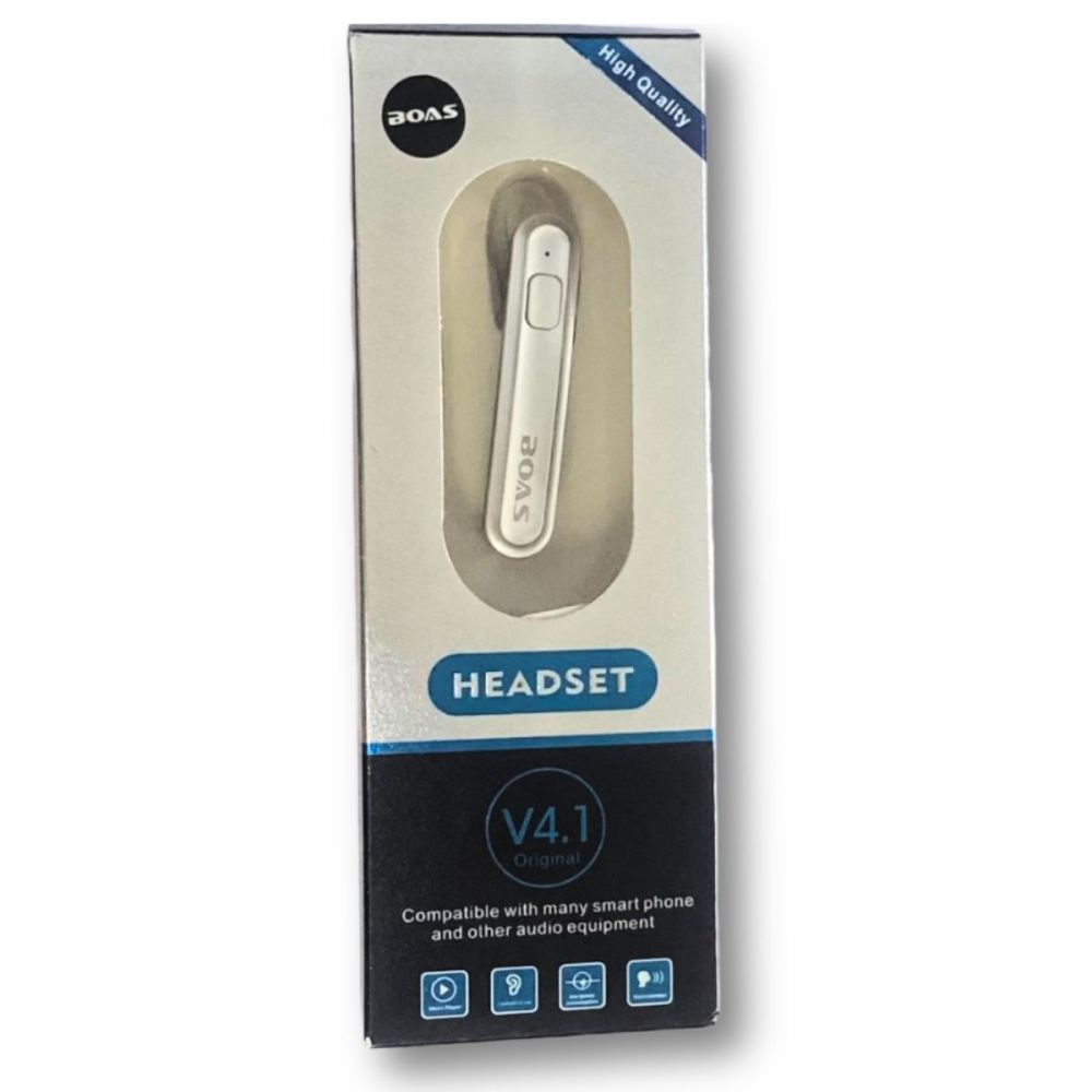 Headset C/Mic Bluetooth One Ear - Boas