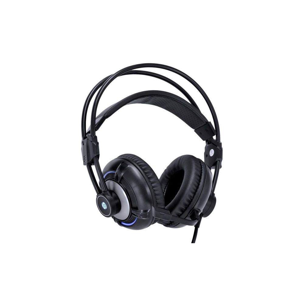 Fone de Ouvido Gamer H300 Black 2.1, LED Azul - HP