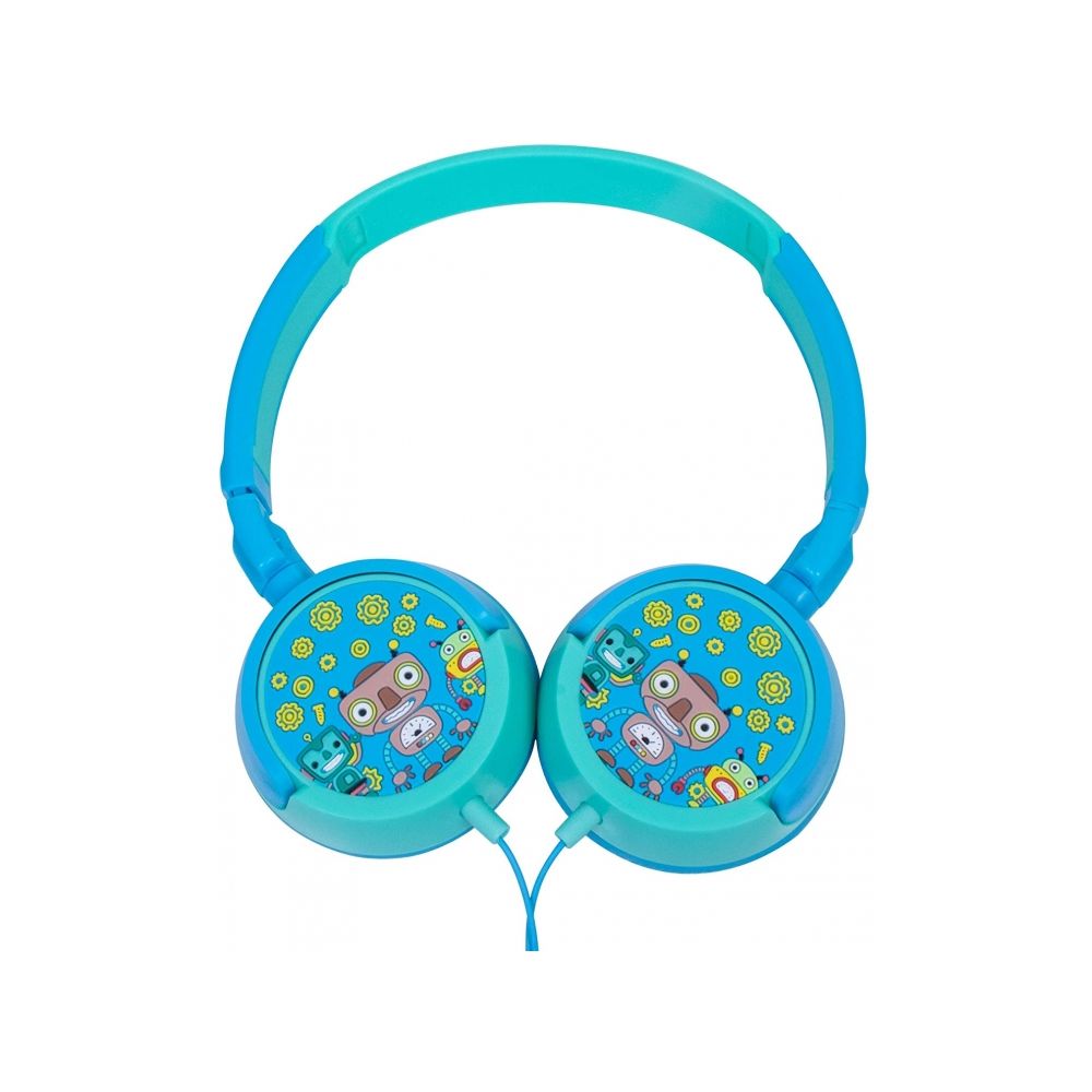 Headphone Infantil Robôs com Fio Azul HP305 - Oex