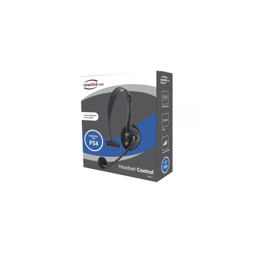 Headset Control HS211 para PS4 - Newlink