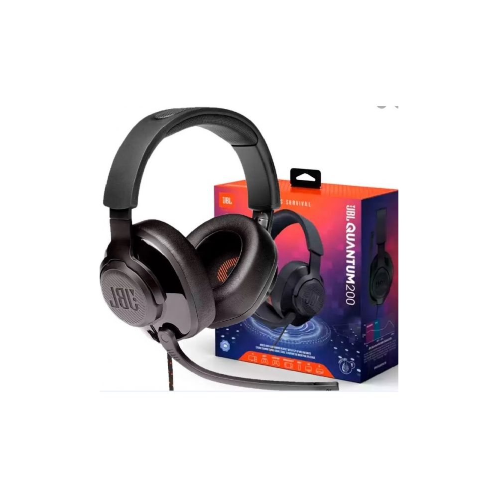 Fone de Ouvido Headset Gamer Quantum 200 Preto - JBL 