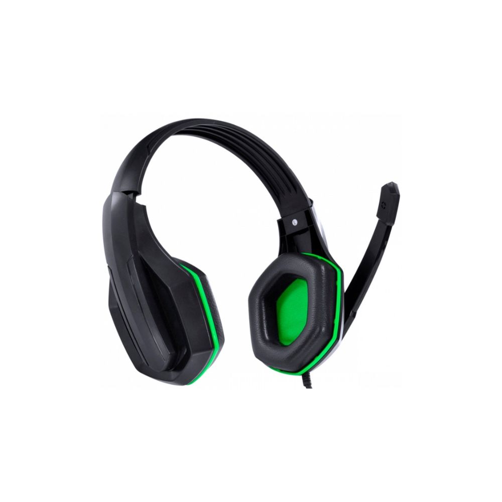 Fone Headset Gamer Ogma com Microfone Preto e Verde - Vinik