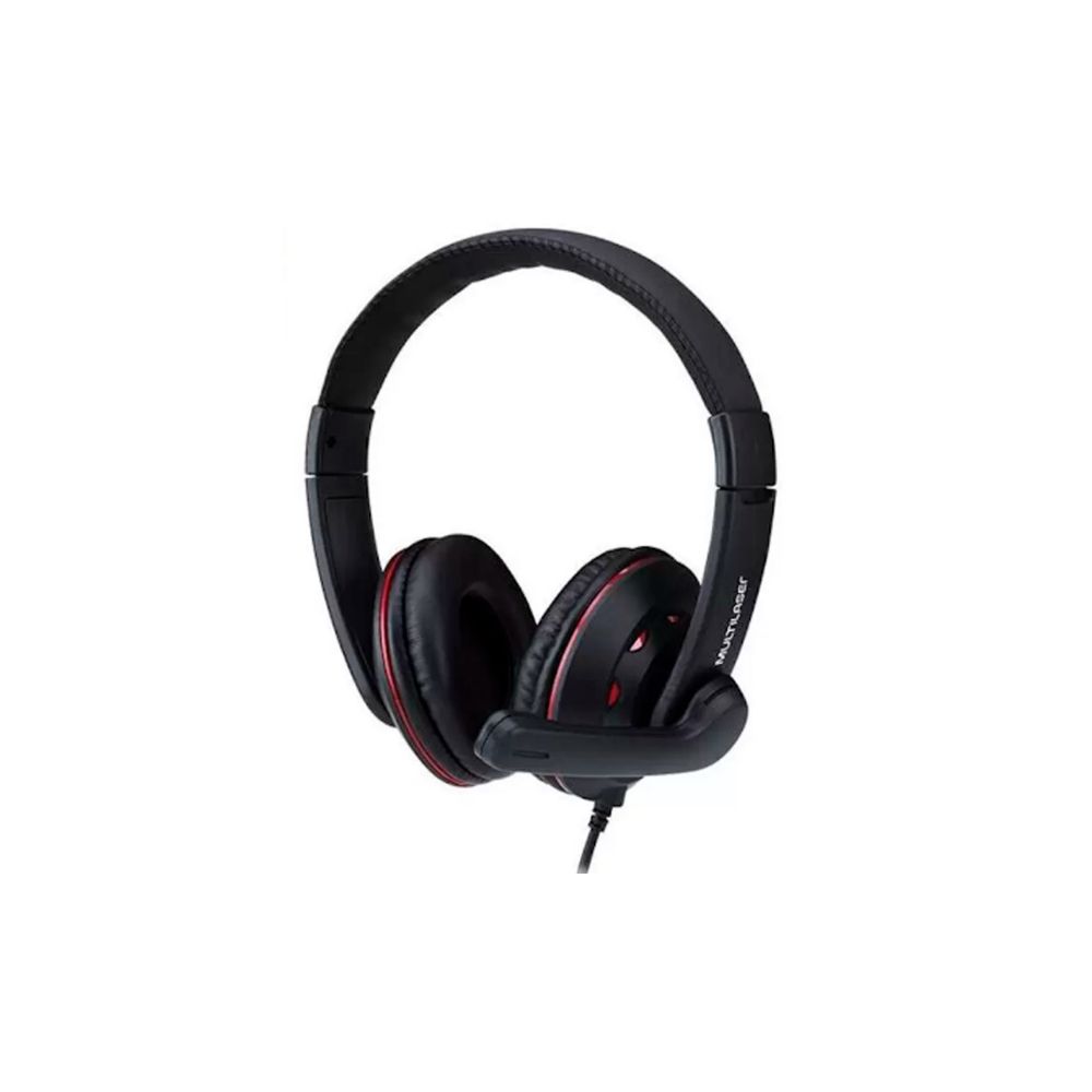 Headset Gamer com Microfone P3+P2 Preto PH335 - Multilaser