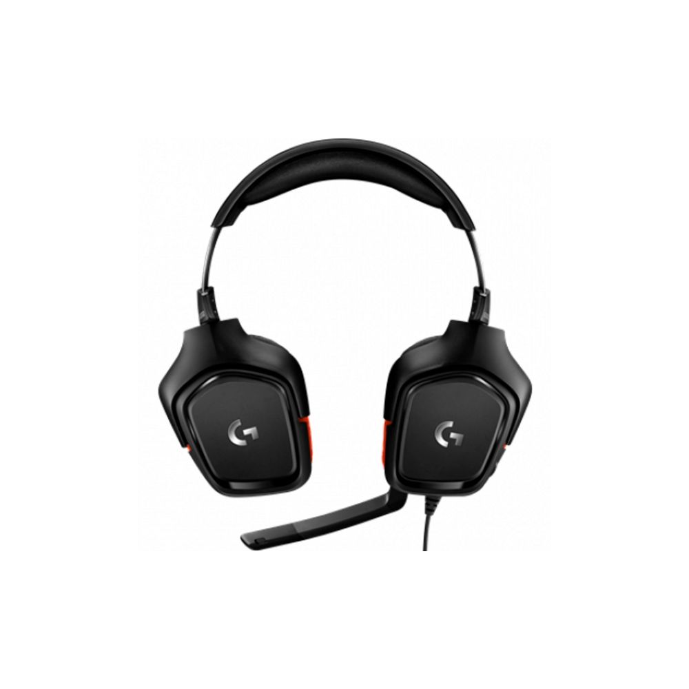 Headset Gamer G332 Preto e Vermelho - Logitech