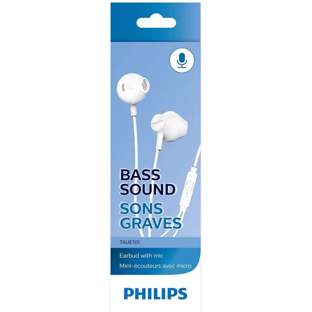 Fone de Ouvido Branco TAUE101WT/0 - Philips 