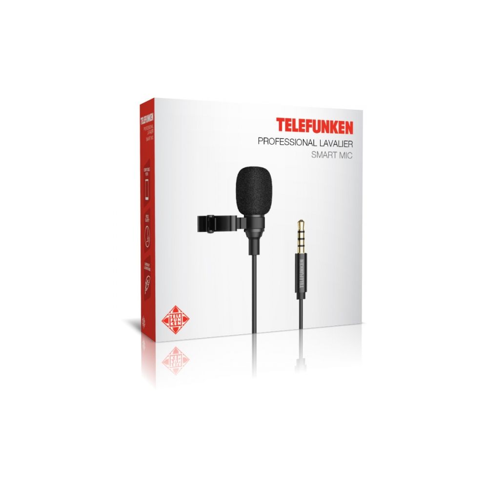Microfone de Lapela para Smartphone Dinâmico - Telefunken