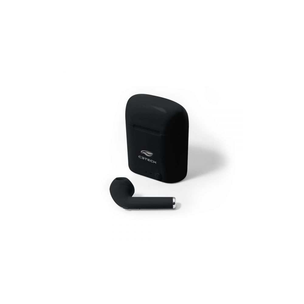 Fone de Ouvido Intra-Auricular EP-TWS-20BK Preto - C3Tech