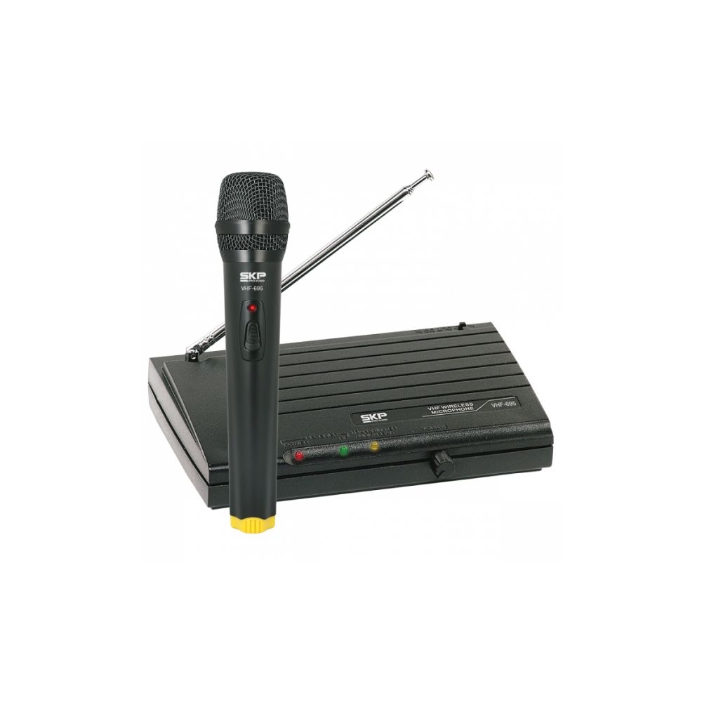 Microfone de Mão sem Fio VHF695 - SKP