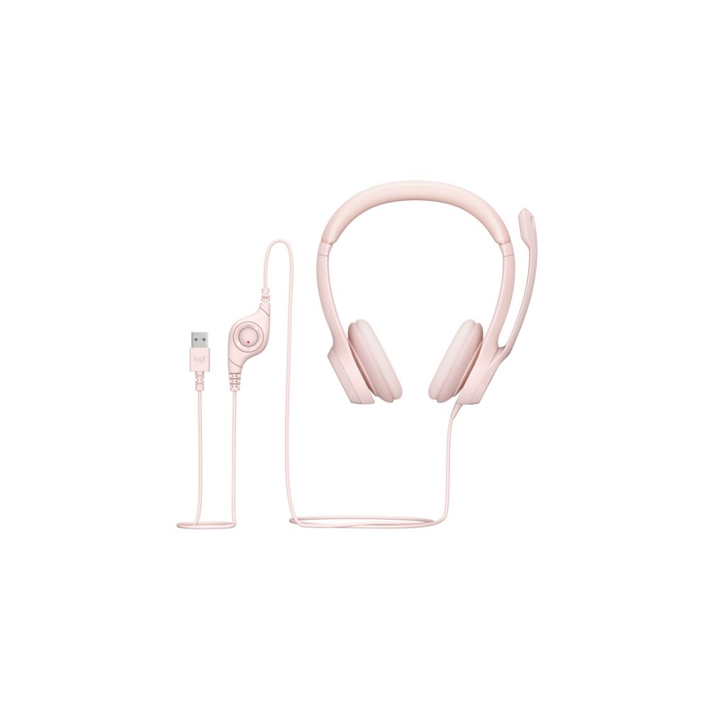 Headset USB H390 Rosa - Logitech