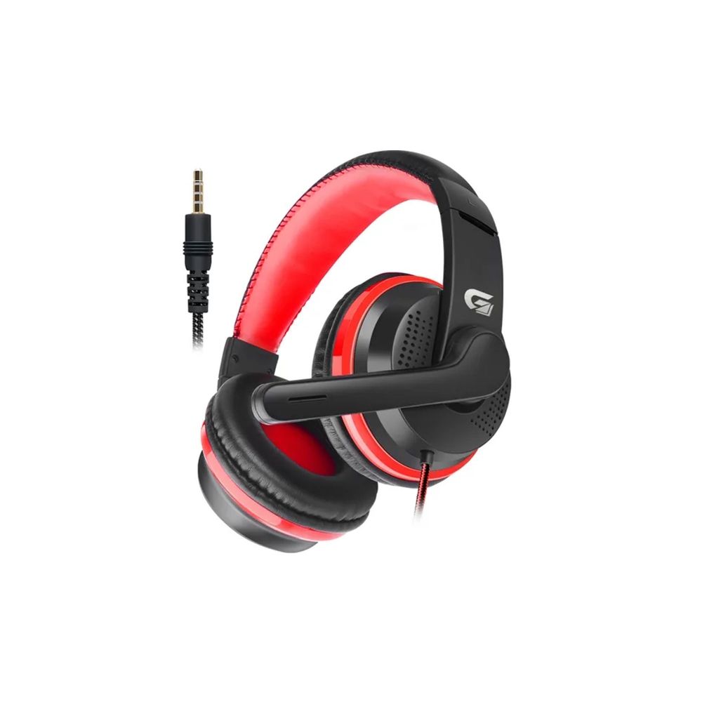 Headset Gamer P3 Spider Black Preto/Vermelho G - Fortrek