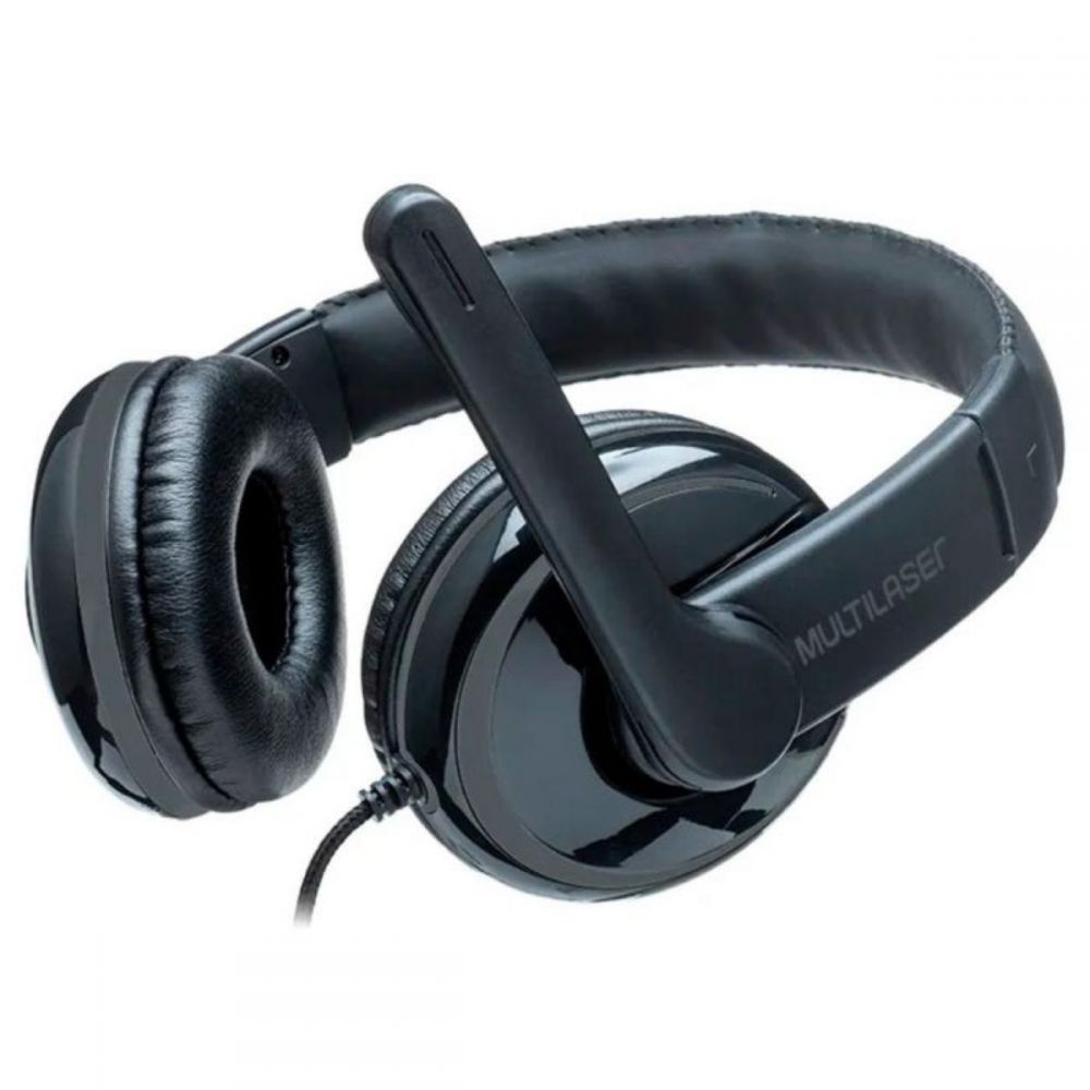 Headphone Pro C/ Microfone USB Preto PH317 - Multilaser