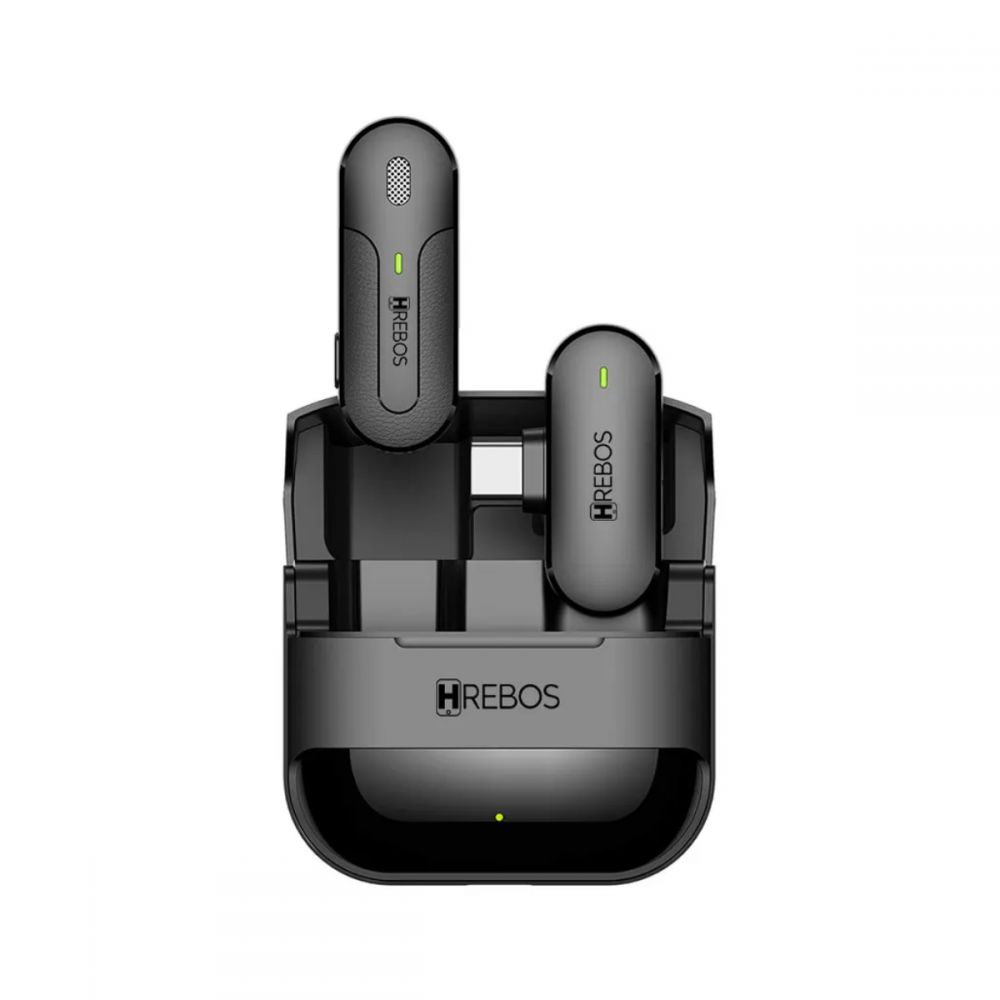 Microfone de Lapela 70 mAh USB-C IF-210 - Hrebos