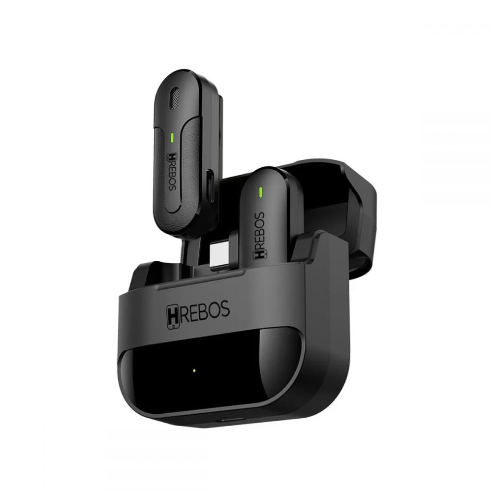 Microfone de Lapela 70 mAh USB-C IF-210 - Hrebos
