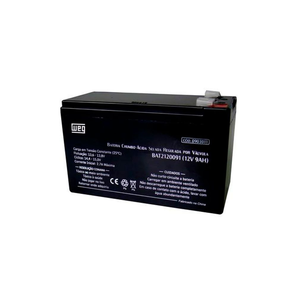 Bateria Selada BAT2120091 12V 9Ah - Weg