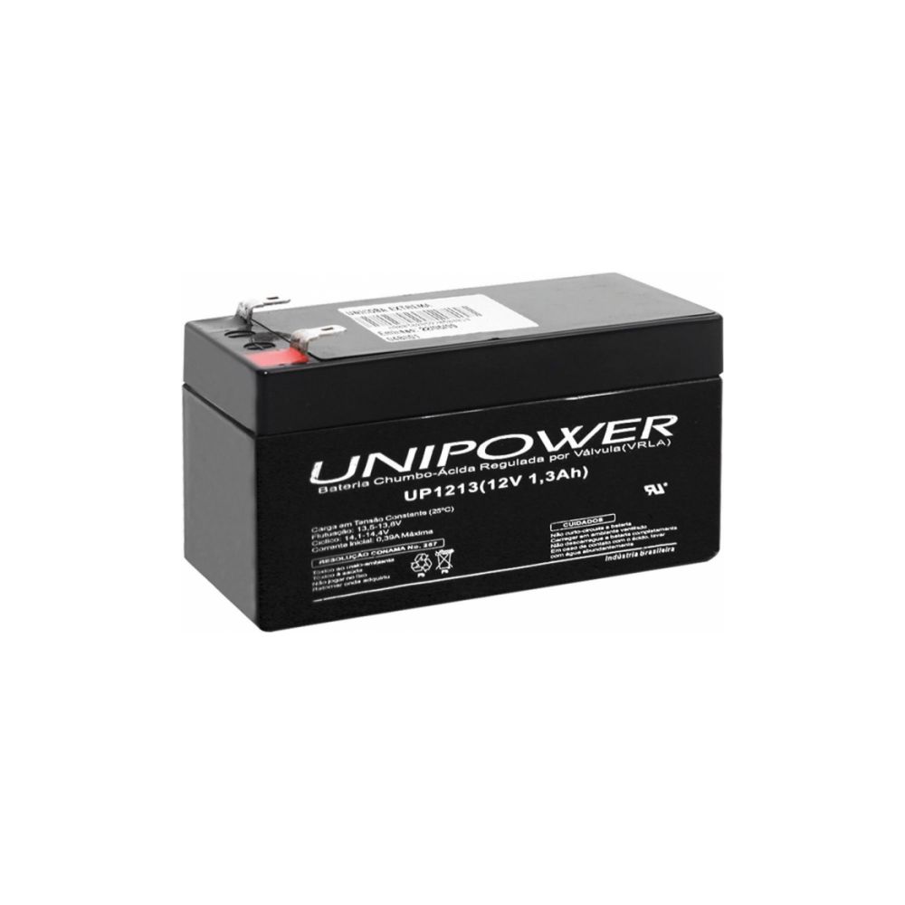 Bateria Selada 12V 1,3AH UP1213 - Unipower