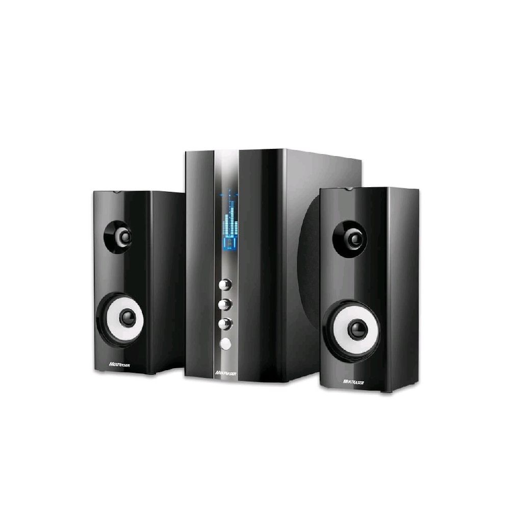 Caixas de Som 2.1 50W Mod.SP092 Volcano - Multilaser