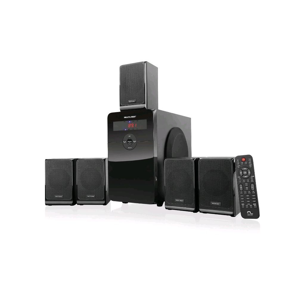 Home Theater Speaker 5.1 FM USB SD SP160 - Multilaser