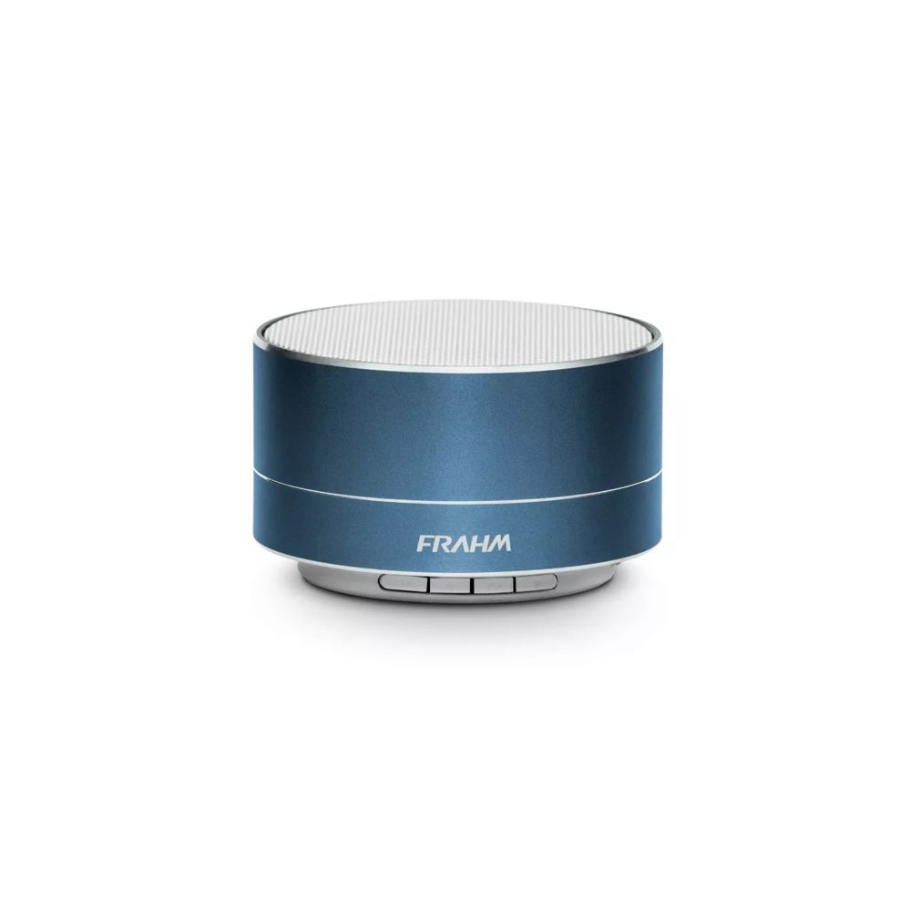 Caixa De Som Portátil 10W Bluetooth Alumínio Azul - Frahm