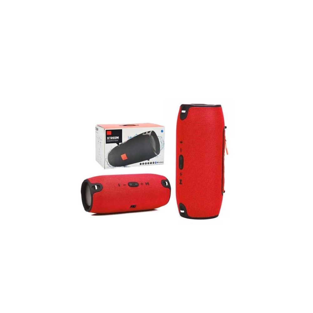 Caixa De Som Bluetooth Xtemre 40W Vermelho