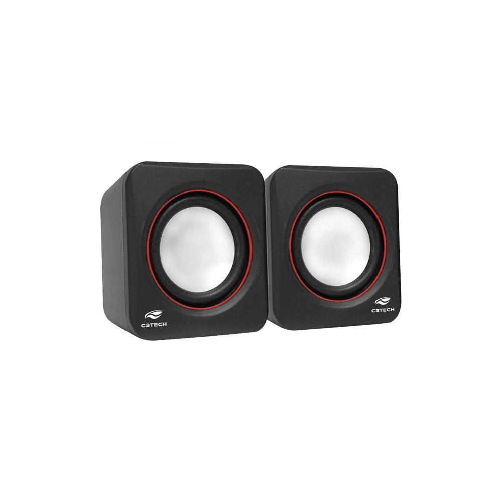 Caixa de Som Speaker 2.0 3W Preta SP-301BK - C3Tech