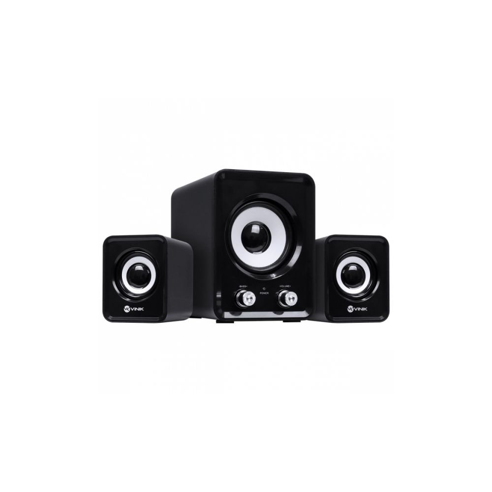 Caixas de Som 2.1 com Subwoofer 34856 Preto 11W - Vinik