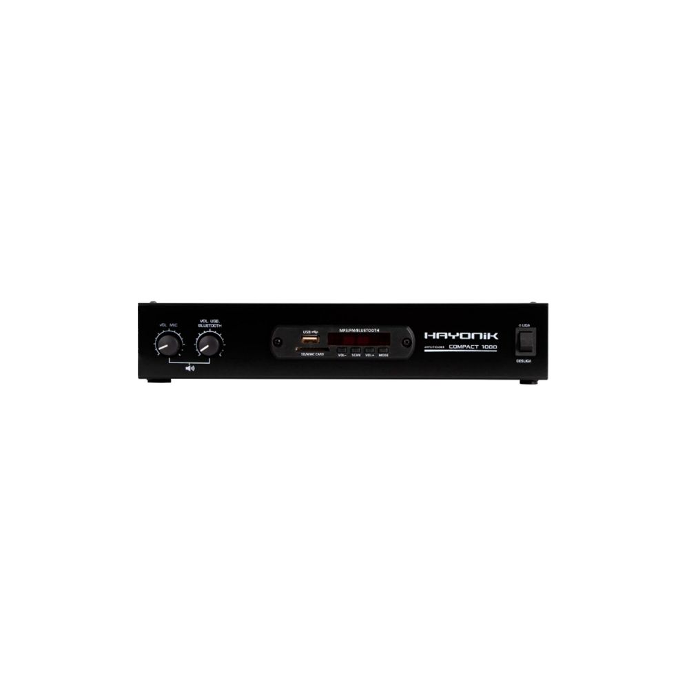 Amplificador 80W RMS com Bluetooth Compact 1000 - Hayonik