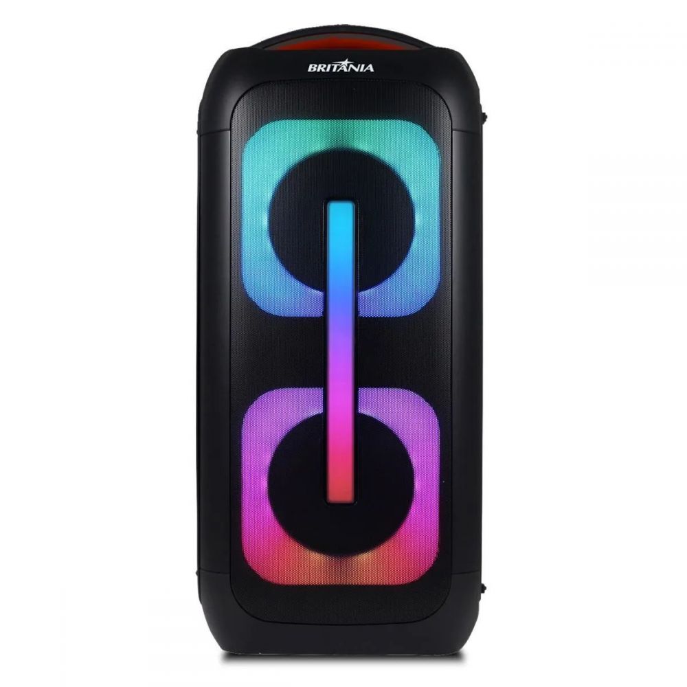 Caixa de Som Amplificada 650W Flash Lights - Britânia