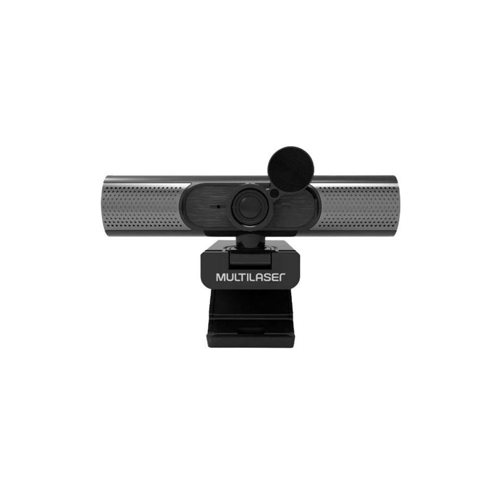 Webcam Ultra HD 2K Auto Focus USB - Multilaser