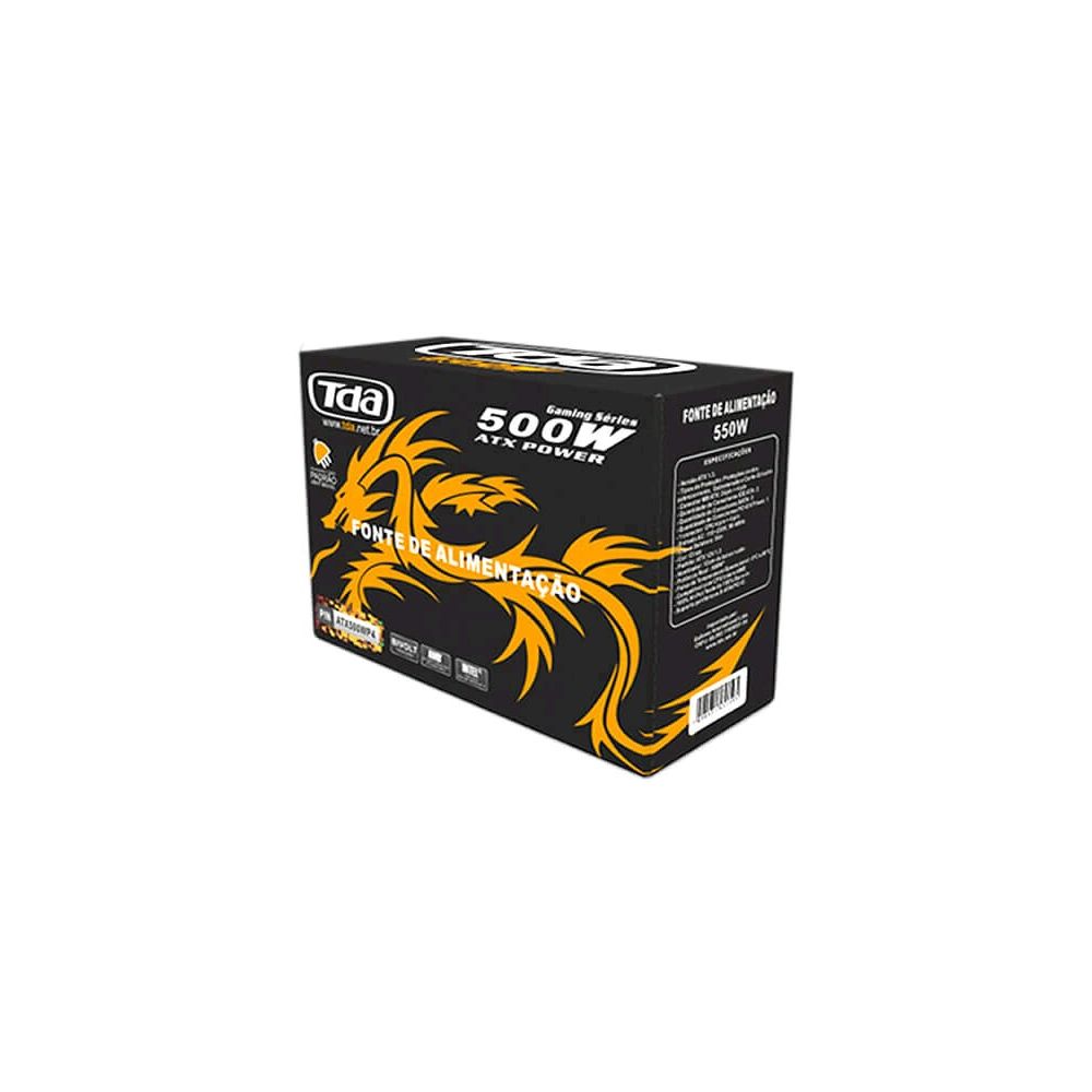 Fonte 500W Atx P4 Tda 24 Pinos ATX500WP4 - Tda