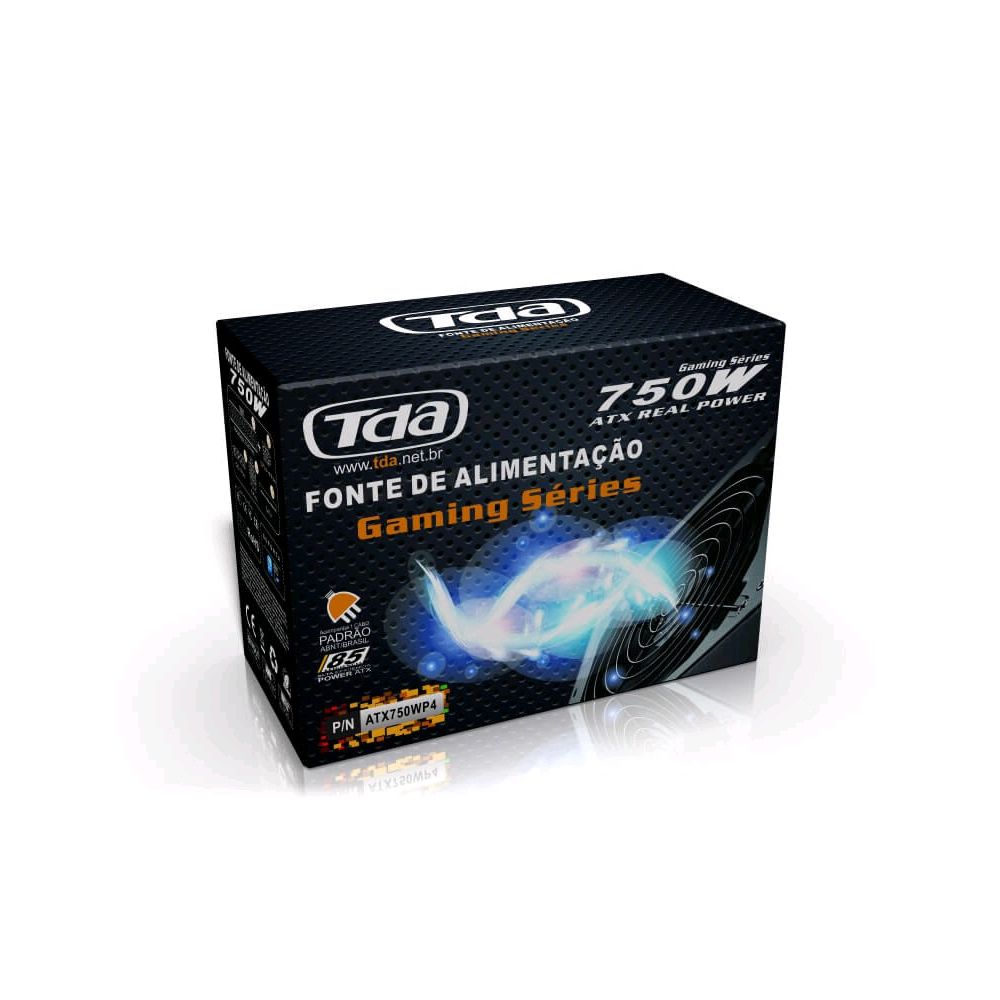 Fonte ATX 750W P4 24 Pinos ATX750WP4 - TDA