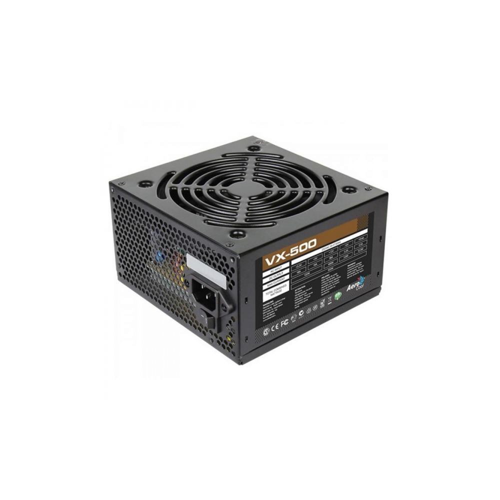 Fonte ATX sem Cabo 500W Preto - Aerocool