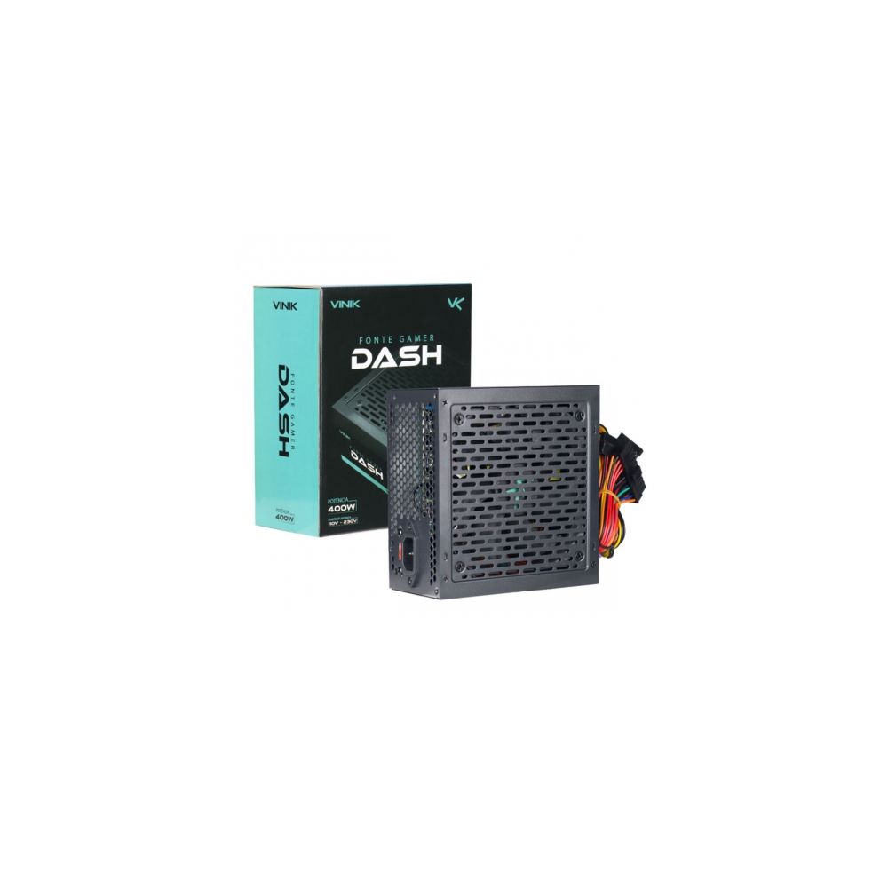 Fonte Gamer Dash 400W Preto - Vinik