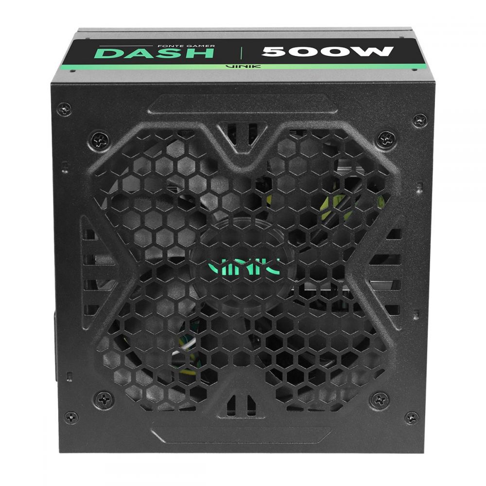 Fonte Gamer Dash 500W Preto Vfg500Wpv3 - VINIK