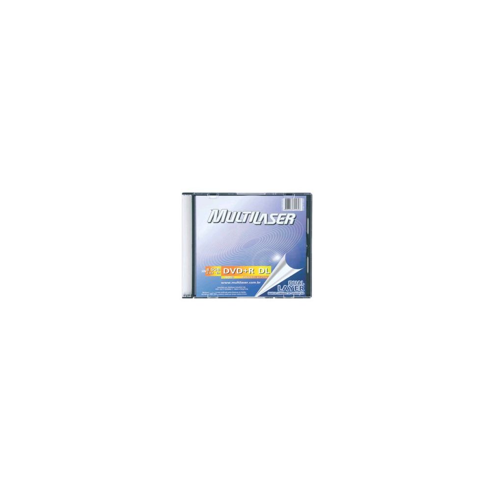 DVD+R Dual Layer 8.5 GB Box - Multilaser