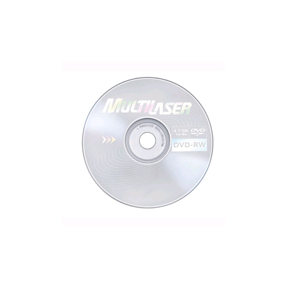 DVD-RW Regravável OEM 4.7 GB - Multilaser