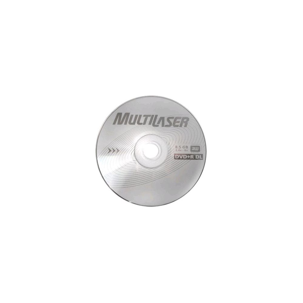 DVD+R Gravável Dual Layer OEM 8.5GB - Multilaser