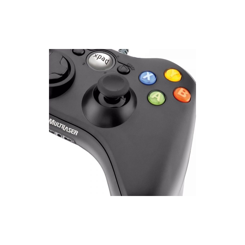 Controle Joystick Dual Shock USB Preto JS063 - Multilaser